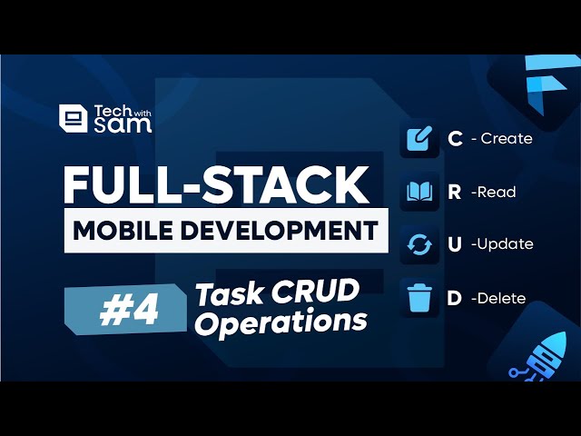 Full-Stack Mobile Development with Flutter + Serverpod #4 - Task CRUD Operations