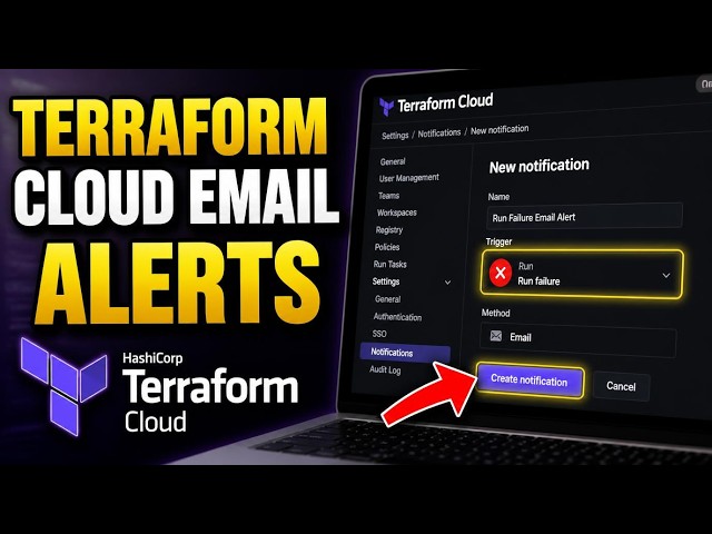How to subscribe to Terraform Cloud run failure email alerts - Quick Tutorial