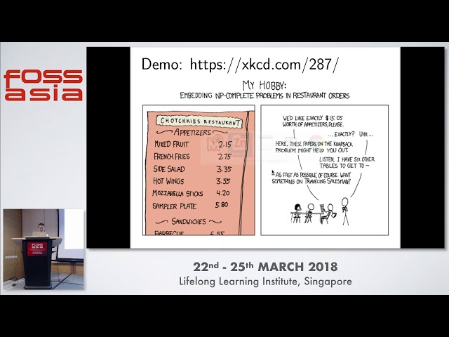 Optimize all the things with MiniZinc - Melvin Zhang - FOSSASIA 2018