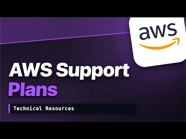 CLF-C02 Course #31: AWS Support Plans and Technical Resources