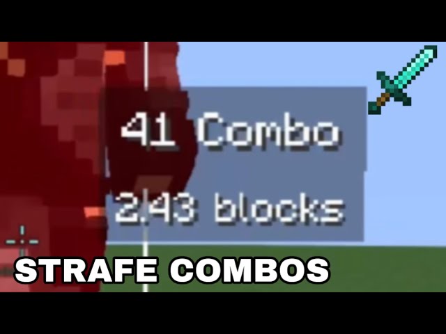 41 Strafe Combos in a row (Minecraft Sword PVP)