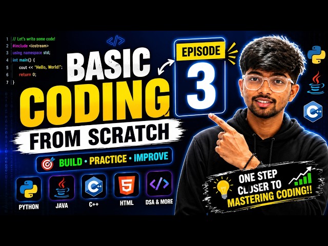 Java User Input Using Scanner | Basic Coding From Scratch | Episode 3