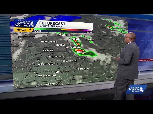 September 1 Forecast: Heat and humidity with storms through Friday in Western PA