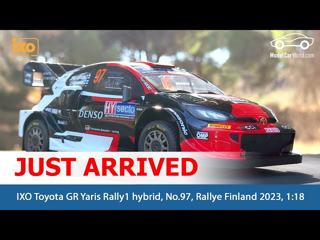 IXO - Just Arrived 1:18 Toyota GR Yaris Rally1 hybrid, No.97, Rallye Finland 2023
