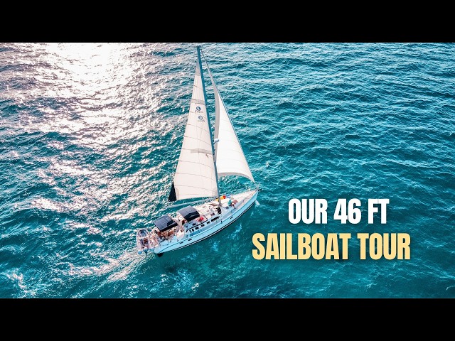BOAT TOUR: Our 46ft Sailboat Home (FOR SALE)