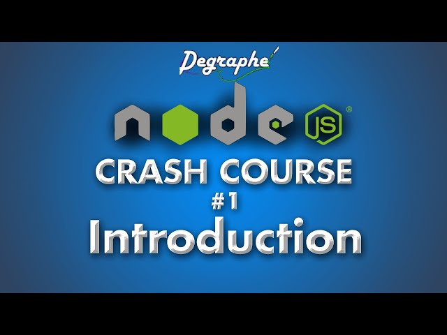Node JS introduction | Node JS Crash Course #1