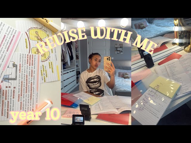 REVISE WITH ME AS A YEAR 10 STUDENT!! *motivation, aesthetic*
