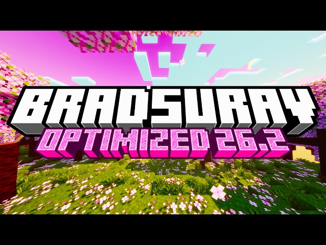 COMPLETE OPTIMIZATION PACK Minecraft Java 26.2 + Bradsurav Optimized Settings! 📈