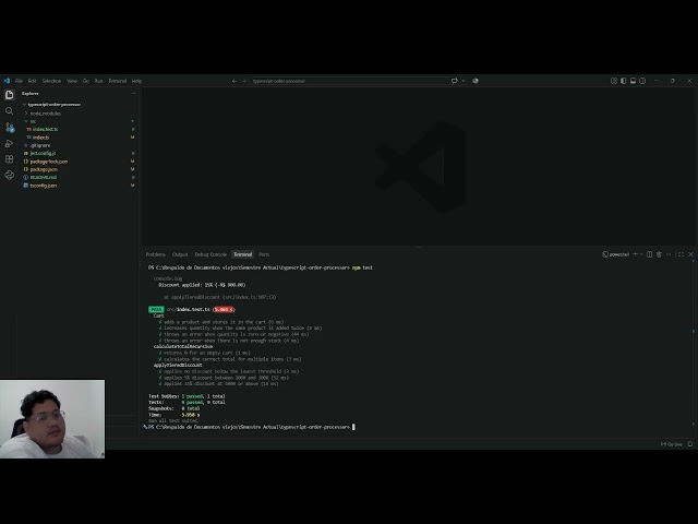 TypeScript Order Processor — Classes, Recursion, Async & Jest Testing | CSE 310