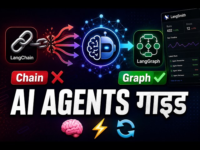 Build AI Agents with Langgraph, Langchain और Langsmith - JavaScript Tutorial.