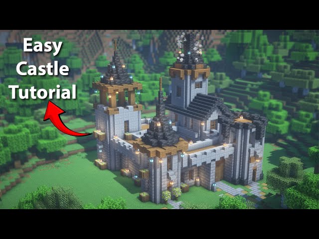 Easy Minecraft Castle Tutorial 🏰 | Step-by-Step Build for Beginners (2025) #minecraft #gaming