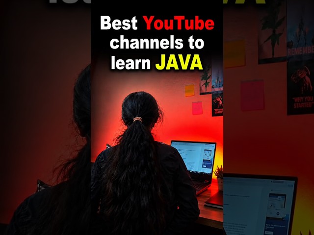 🚀JAVA Best YouTube channels to learn in 2026 #coding #java #javaprogramming #bestchannel #btech