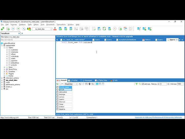 SQL - Rownum in mysql || Add counter or row number column