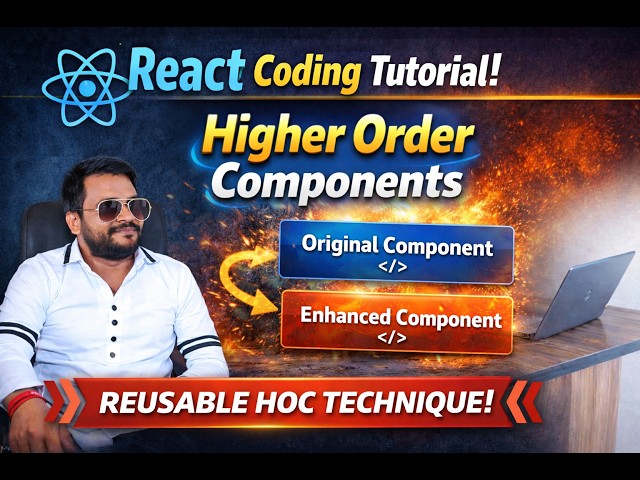 React Higher Order Component (HOC) Explained | Learn in Minutes! #FrontendDevelopment