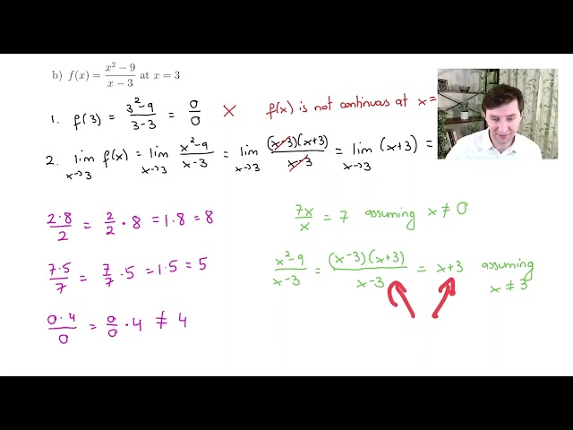Algebraic Definition of Continuity