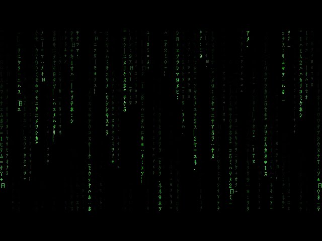 Matrix Code Rain | Lost Within - A Himitsu