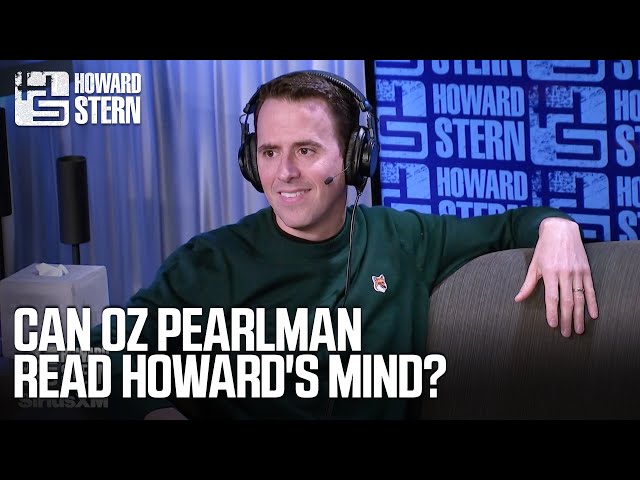 Can Oz “The Mentalist” Pearlman Guess Howard’s Secret Word?