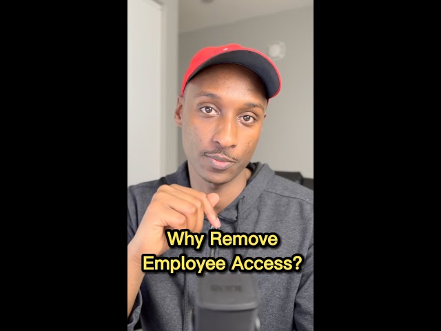 Why Tech Companies remove Employee Access?