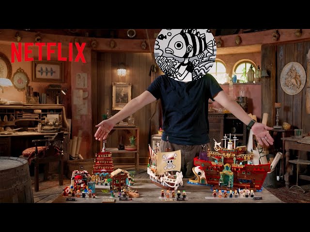 Oda Sees ONE PIECE LEGO for the First Time | Netflix