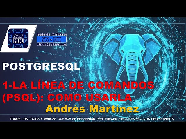 1   MANIPULAR LA LÍNEA DE COMANDOS DE PSQL DE POSTGRESQL