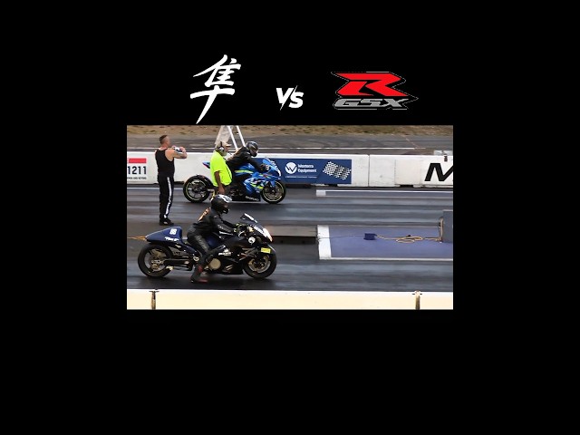 Gen 2 Hayabusa vs gsx r1000 #dragracing #hayabusa #gsxr1000 #shorts #racing #bikeracing