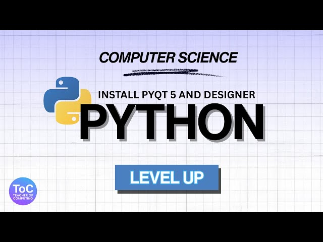 How to install #PyQt5 and PyQT5 Designer on Windows - Super fast - Super easy #python