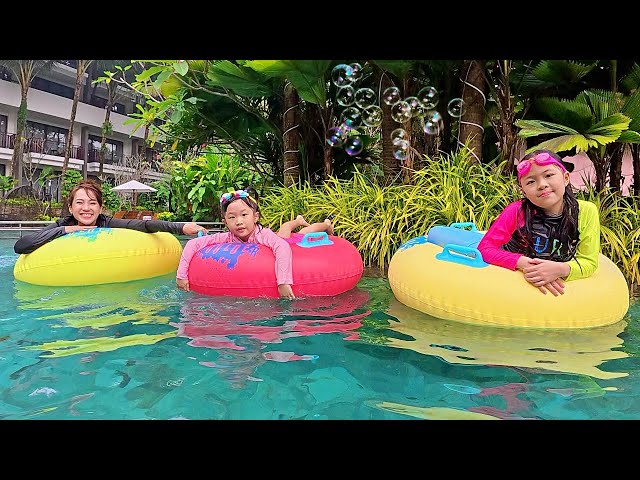 Water Balloon, Water Donut, Swimming, and Water Play Competition