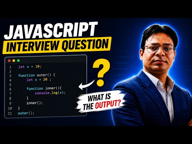JavaScript Interview Question That Traps Developers 😱 | Function Scope & Variable Shadowing