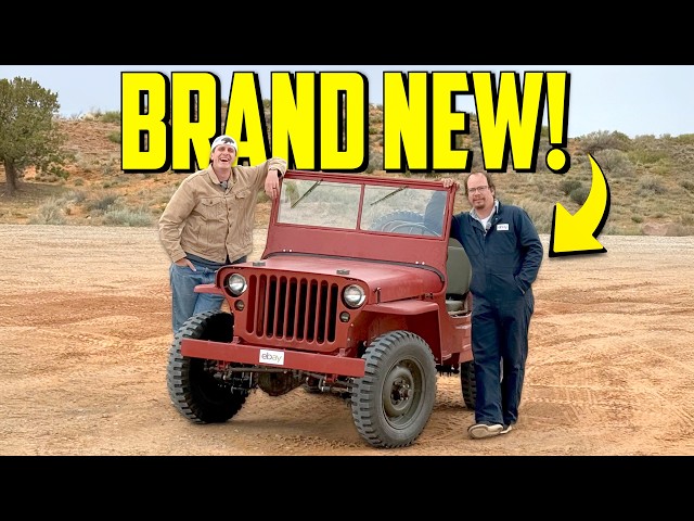 Este es un Jeep de la Segunda Guerra Mundial completamente nuevo del año 2026...