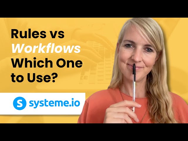 Rules vs Workflows in Systeme.io | Simple Beginner’s Guide