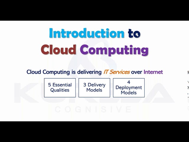 Introduction to Cloud Computing