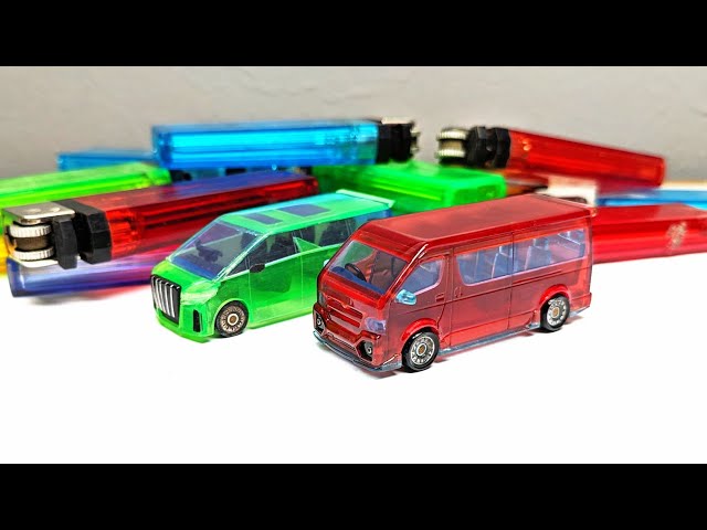 Making a Toyota Hiace from a Used Lighter | 1000 hour project
