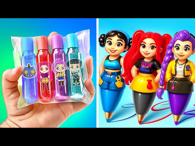 Kpop Demon School Supplies 😍🖍️ *Awesome School DIY Crafts And Gadgets*