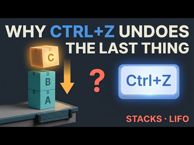 Stacks in Python in 7 Minutes — Ctrl+Z, the Call Stack, and RecursionError