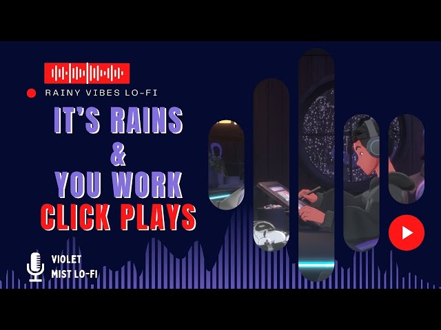 Lo-fi Rain Playlist for Work – Deep Bass & Calm Instrumentals