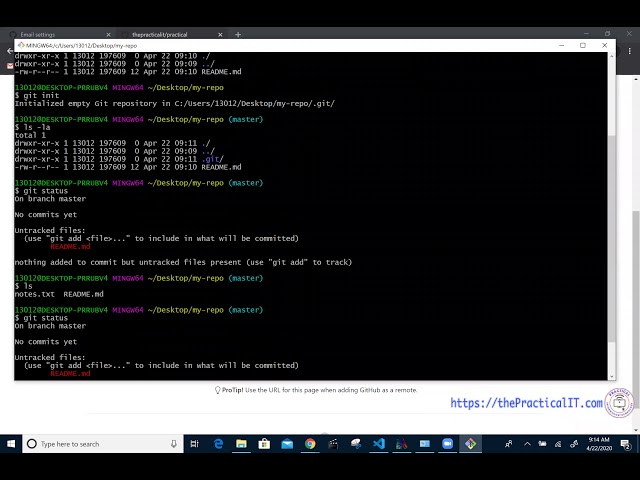 Adding files to repository. Git add to repository