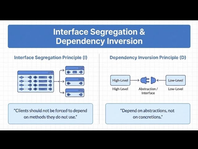 SOLID: ISP & DIP 🔥 | Java LLD for Amazon/Google Interviews 