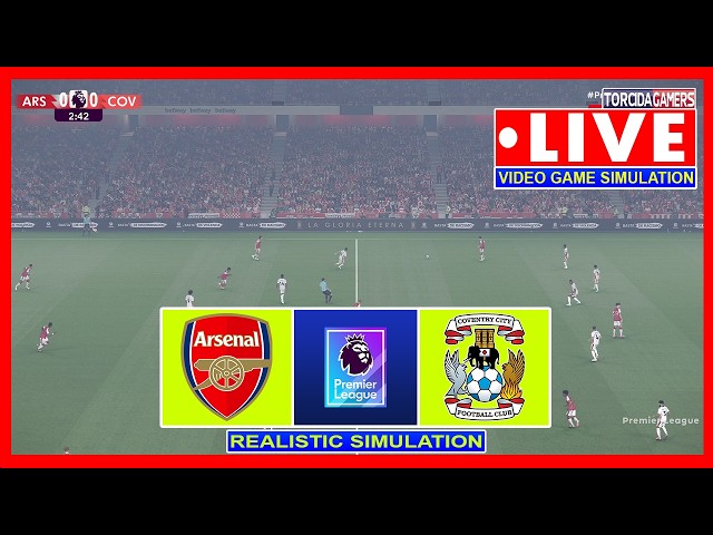 Arsenal vs Coventry City | Premier League 2026/2027 - Round 1 | eFootball PES 2021 Simulation