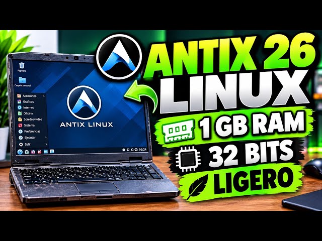 REVIVE YOUR OLD PC with 32-Bit AntiX Linux and 1GB RAM The Best