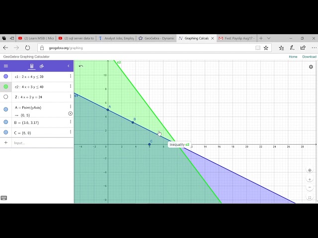 Linear Programming - Sensitivity Analysis on the Constraints