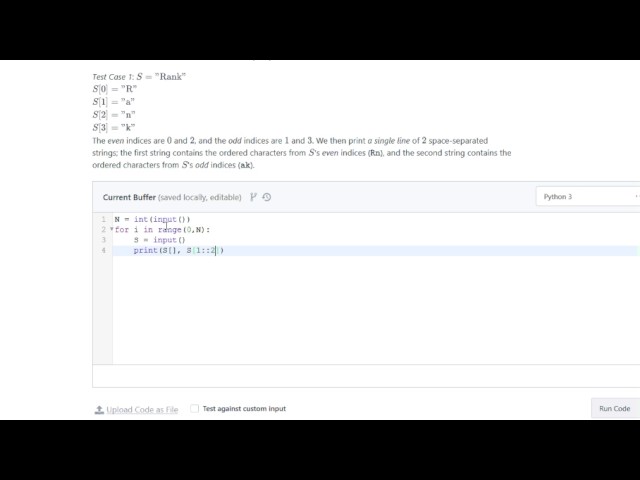 Day 6: Let's Review - Python (Hackerrank)