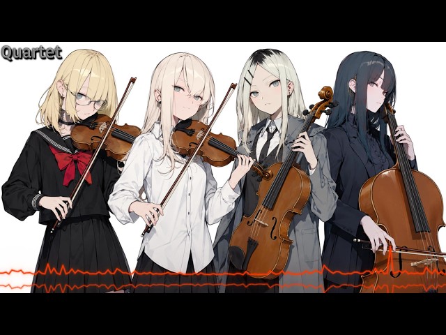 Dark Phonk String Quartet Vol.110 | Recital | Elegant Dark Music for Studying & Writing · 1 Hour