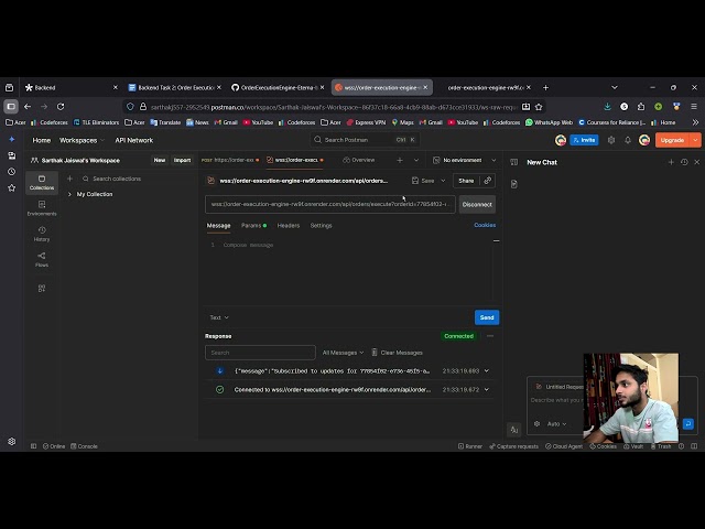 Eterna Backend Assignment - Order-Execution-System