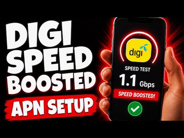 DiGi Malaysia 🇲🇾 5G Superfast Speeds Unlocked | APN Settings for Maximum Internet Speed