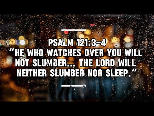 God’s Word for Deep Sleep: Peace Scriptures & Rain Sounds (8 Hours Christian Meditation)