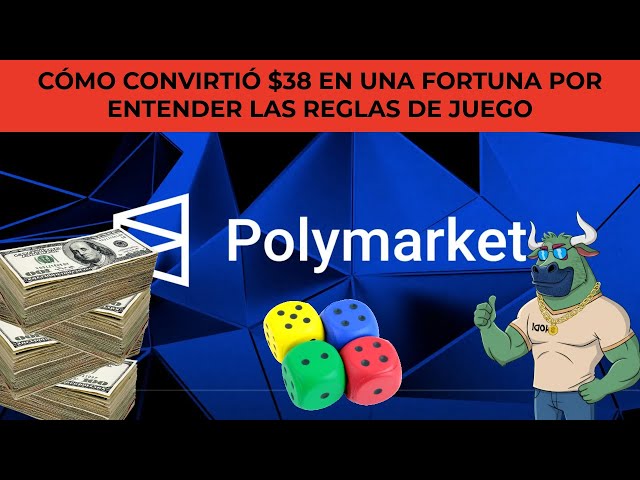 CÓMO CONVIRTIÓ $38 EN UNA FORTUNA POR ENTENDER LAS REGLAS DE JUEGO #polymarket #cripto #crypto
