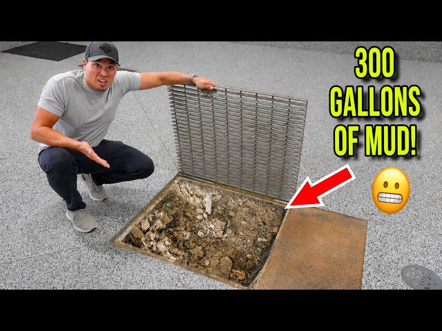 Cleaning 300 Gallons of MUD Out of my Drain Pit!
