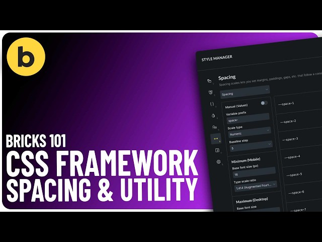 Bricks Builder 2.2 NEW CSS Framework – Full Guide to Fluid Spacing