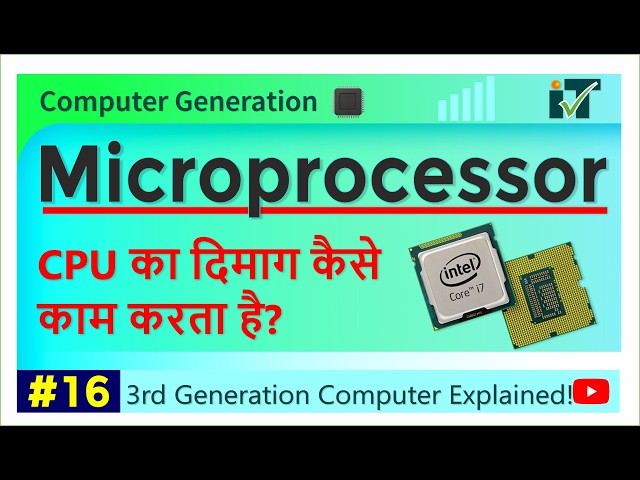 Microprocessor in Fourth Generation Computers | Complete Explanation
