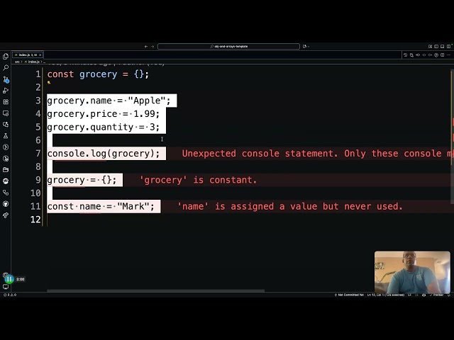 JavaScript Objects and Arrays